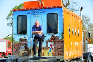 Mervyn Gibbins from Gloucester with a 1997 Kenworth W900L from USA