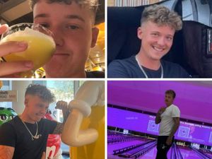 Four photographs of Harry Chapman, who was just two weeks away from celebrating his 21st birthday.