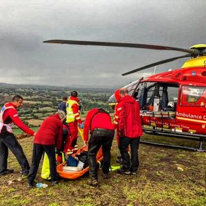 West Mercia Search and Rescue were called to help the casualty on Caer Caradoc. Picture: West Mercia Search and Rescue