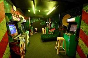Inside the 1980s gaming room