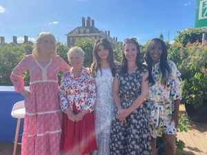 Supporting image for story: Young hospital garden designer meets her heroes at Chelsea Flower Show