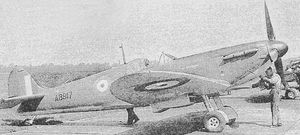 "The Inspirer," which was Wolverhampton's first Spitfire. No picture of the second, "Wulfrun," has come to light.