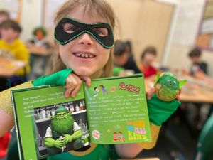 Supporting image for story: Nine-year-old author's heart-warming World Book Day tale of being her mum's cancer-fighting sidekick