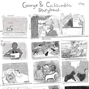 Part of Shafi Rahman's artwork for the new children's book.