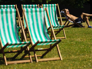 Supporting image for story: Keep your shirts on lads! It's only a bit of sunshine