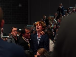 Supporting image for story: Rachel Reeves’ speech disrupted by heckler as she sets out approach to economy