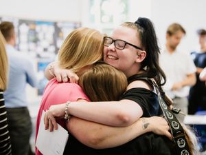 Supporting image for story: A-level results day as it happened: Students find out their grades