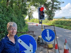 Supporting image for story: Leader calls for urgent green light on repairs to Shropshire road damaged by landslip