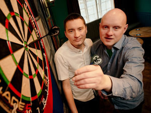 Supporting image for story: World number one Michael Van Gerwen faces Shrewsbury brothers in charity darts match