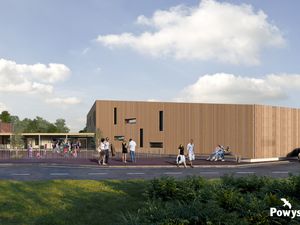 Supporting image for story: Construction company keeps children up to date about their new school