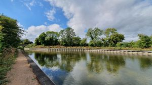 The area at Crickheath Wharf is up for sale for £90,000. Photo: BidX1/Rightmove