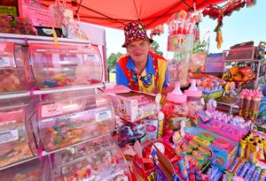 Stewart Jackson, who has recently set up Mr Jacko's Pick 'n' mix, was one of the stallholders at the Wrekin Eatin' festival.