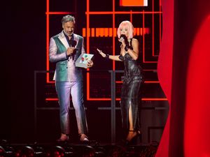 Supporting image for story: Taika Waititi jokes about Rita Ora’s costume changes as they host MTV EMAs