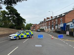 Supporting image for story: Fallen tree blocks road in Kidderminster