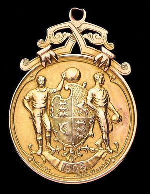 Billy Wooldridge's 1908 FA Cup medal