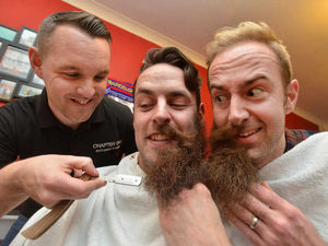 Supporting image for story: A close shave, but all for a good cause