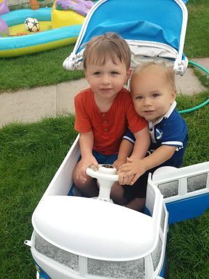 Oliver and Jack Talbot