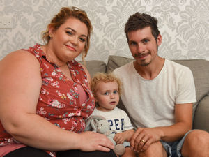 Supporting image for story: Liz back smiling after cancer surgery: Shrewsbury mum, 28, has her tongue rebuilt with skin from her arm