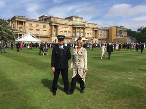 Members Danny and Steph at The Queen's Garden Party 2018