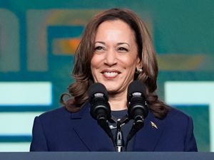 Supporting image for story: Harris says Trump claims about race ‘same old show’ of divisiveness, disrespect