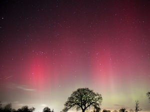 Supporting image for story: Spectacular photos capture Northern Lights glow seen in Shropshire again