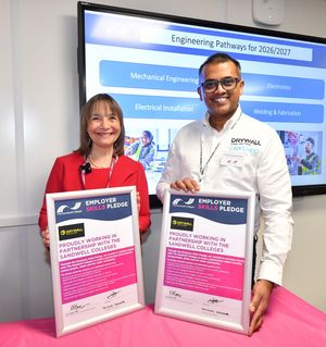 Signing the Employer Skills Pledge