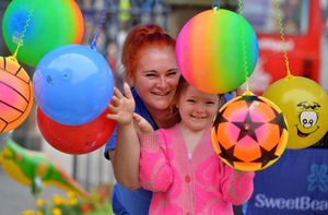 Maddison Carroll with Amelia Finlayson, six