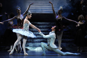 Momoko Hirata and Cesar Morales in "Cinderella."