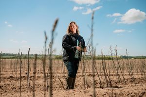 Caroline Hulland, owner of Lodge Farm