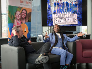 Supporting image for story: Peaky Blinders creator and Benjamin Zephaniah take to stage for Acorns event