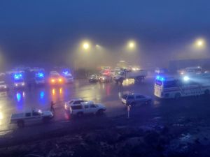 Supporting image for story: Official says rescuers see helicopter that was carrying Iran’s president