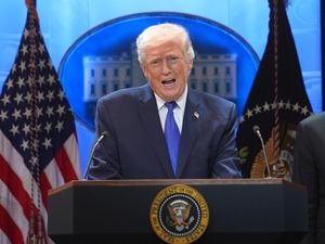 Supporting image for story: Trump lashes out at Supreme Court tariffs ruling