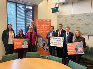 Supporting image for story: Acorns hospice campaigners ask MPs in Westminster to back future hospice funding