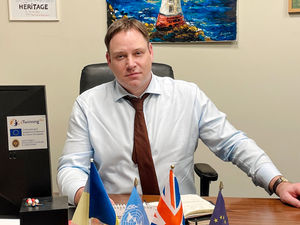 Supporting image for story: Meet the Telford man who lives next to Ukrainian war zone