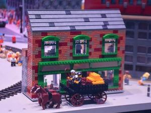 Supporting image for story: Peaky Blinders: Famous TV pub made from Lego to celebrate new season