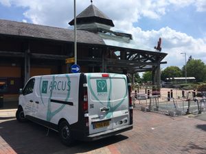 Supporting image for story: Road closed outside Oswestry supermarket over canopy fears