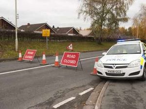 Supporting image for story: Road closed after Market Drayton gas main damaged