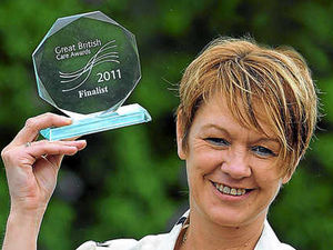 Supporting image for story: Award as Jackie goes from curlers to caring