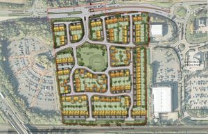 A earlier map of how the site could look but this is being re-examined