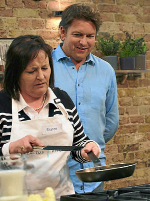 Frying high - Sharon Walters cooks for James Martin