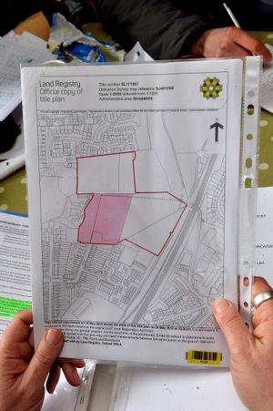 Land Registry document that campaigners say proved their point about Greenfields Recreation Ground