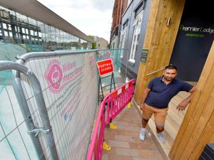 Supporting image for story: Wolverhampton hotel owner's fury at late-night Midland Metro work
