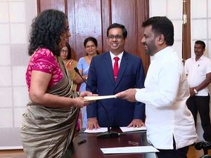 Supporting image for story: Sri Lanka’s new leader appoints first female prime minister for 24 years
