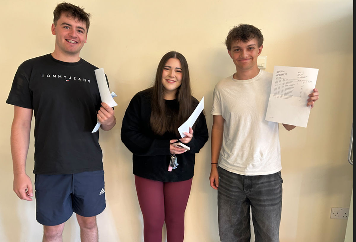 Youngsters across Powys have been celebrating after collecting their A Level results and working out their next moves