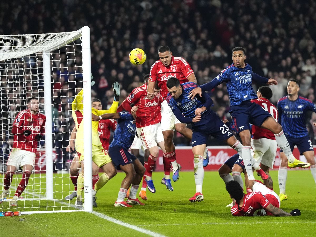 Arsenal miss chance to pull further clear at top as stubborn Forest claim point