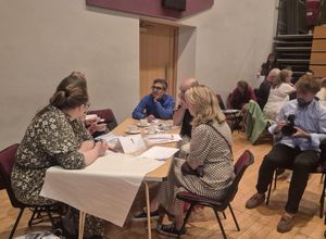 Businesses help launch “Make It Market Drayton” at packed event. Picture: Make It Market Drayton