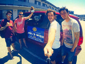 Supporting image for story: Friends getting on their bikes in USA for epic ride in memory of Ludlow teenager Joel Lawrence