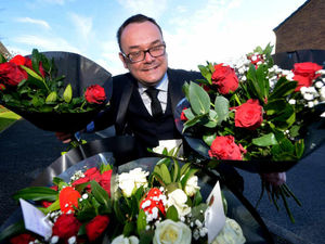 Supporting image for story: Video and pictures: The flower man - there's nothing quite like rewarding ladies who deserve a treat with flowers