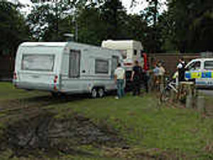 Supporting image for story: Travellers moved off fields