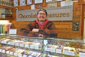 Dan Ball, owner of Chocolate Treasures, said the community is the best part of the area
